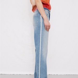 GAUCHERE Double zipper boyfriend jean